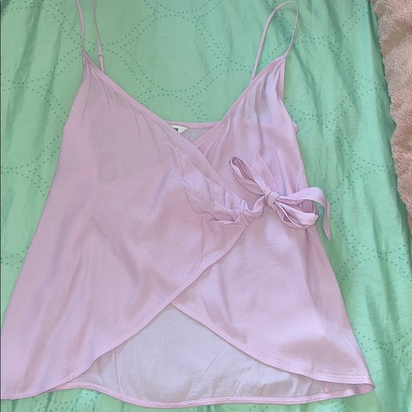 Express Tops - 🌸 Express Lavender Wrap Around Shirt 5 for $25 🌸